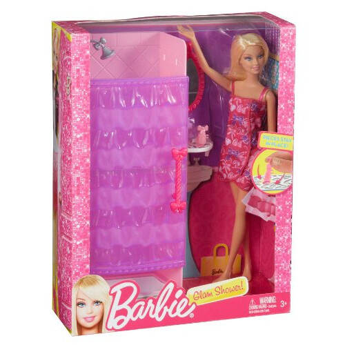 Barbie Barbie Glam Douche Speelset 2