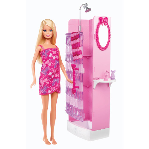 Barbie Barbie Glam Douche Speelset