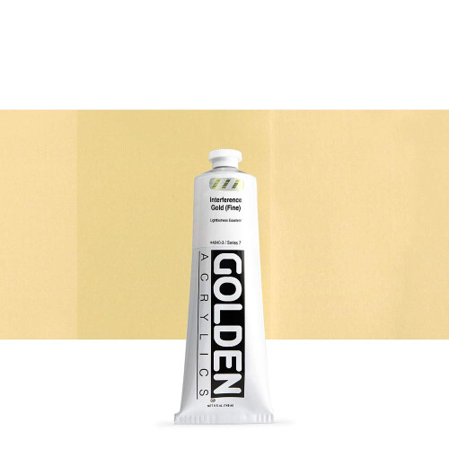 Golden Heavy Body Interference Acrylics - Χρυσό Επέμβασης 5oz