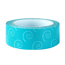 allydrew Dotted Japanese Washi Masking Tape - Aqua Swirly Dots