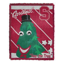 Offiziell lizenzierte NCAA Stanford Cardinal Fullback-Jacquard-Baby-berwurfdecke, 91,4 x 116,8 cm, mehrfarbig