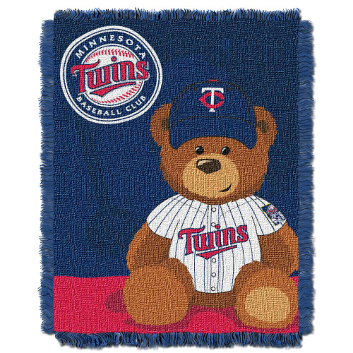 Northwest MLB Minnesota Twins Μωρό Υφασμάτινη Κουβέρτα 36" x 46", Μπλε