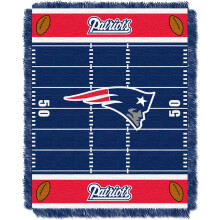 Northwest officielt licenseret NFL New England Patriots """"Field"""" v?vet Jacquard babyt?ppe 36"""" x 46"""" multifarve