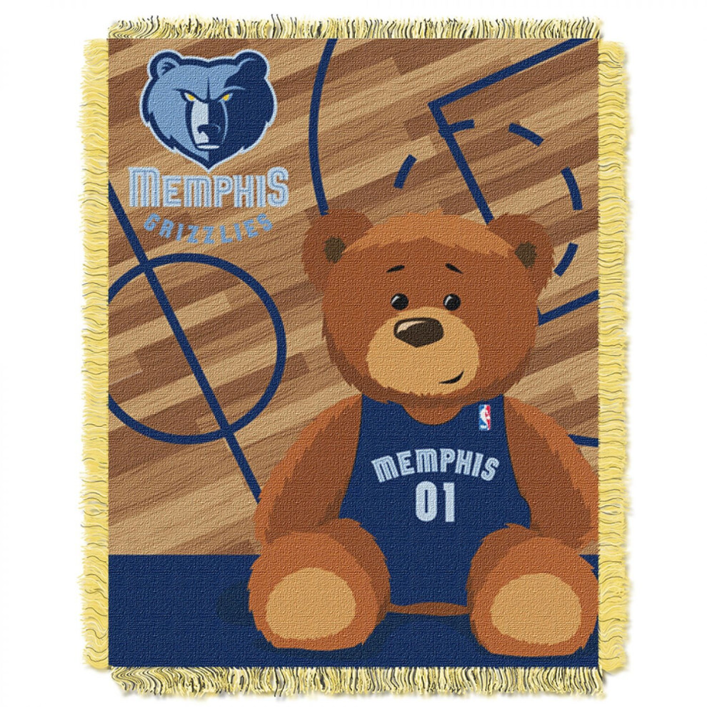 Maillot de bain en jacquard tiss    demi-terrain Memphis Grizzlies de la NBA sous licence officielle