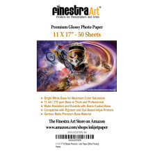 11"" x 17"" Premium-Glanz-Inkjet-Fotopapier  50 Blatt