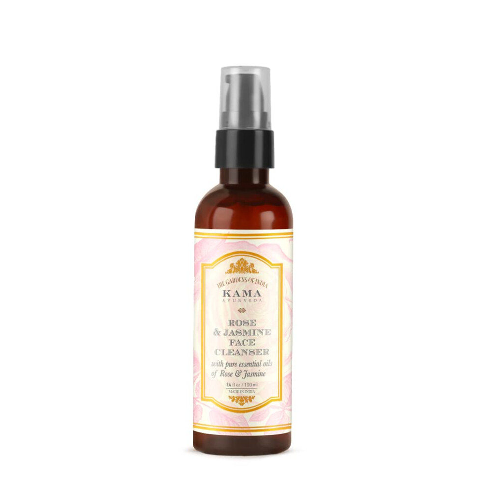 Kama Ayurveda Rose And Jasmine Face Cleanser With The Pure Essential Oils Of Rose And Jasmine 100Ml