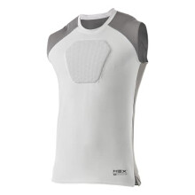 McDavid Jugend-Brustschutz HEX Baseball-Brustschutz Jugendgren. Heart Guard Brustbeinschutz, Kompressionshemden, gepolstertes Fuballshirt fr Lacr