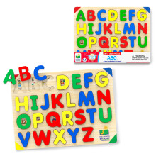 The Learning Journey: Lift & Learn ABC Puzzle - Alphabet Puzzles til sm?b?rn - f?rskolespil og aktiviteter for b?rn i alderen 3-6 ?r (26 stykker)