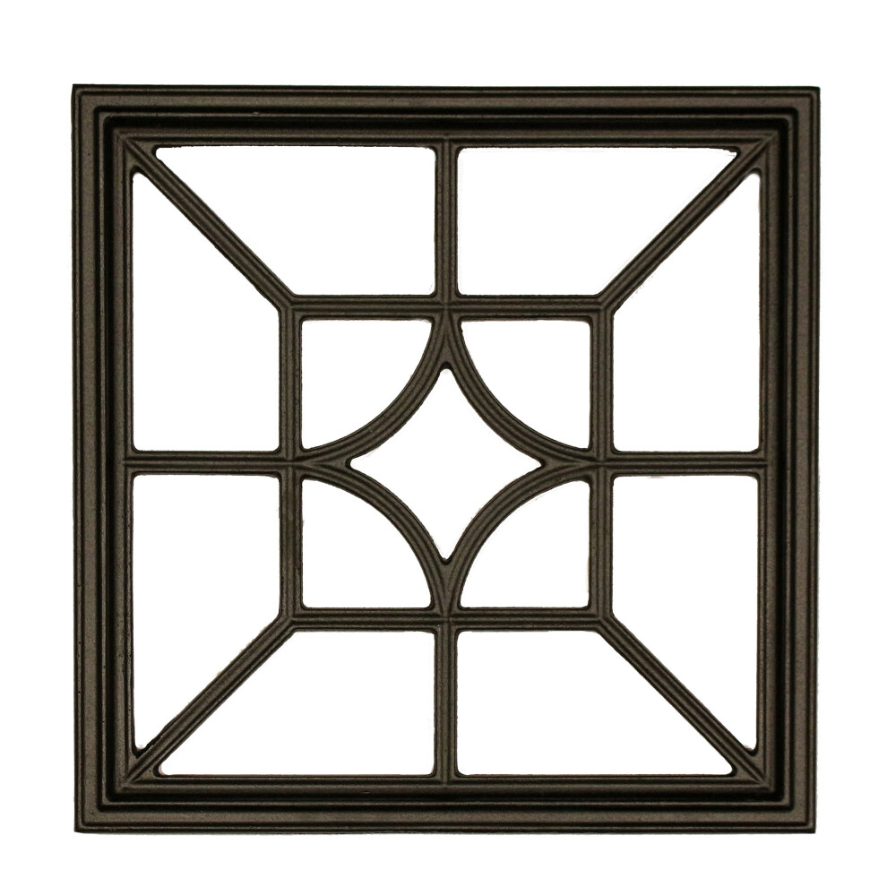Insert en fer Nuvo GATE SQ/DMND BLK 15X15 ACW54