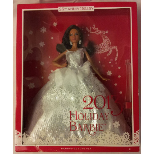 Barbie Barbie Collector Κούκλα 2013 Χριστουγεννιάτικη Αφροαμερικανίδα
