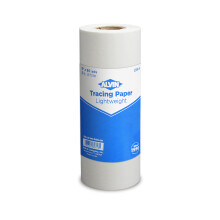 ALVIN 55W-M Lightweight Tracing Paper Roll White Suitable with Ink Charcoal Felt Tip Pen for Sketching or Detailing - 6 Inches 50 Yards 1-inch