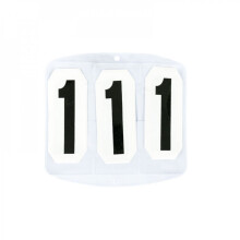 HORZE Starting Number Kit - White - One Size