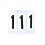 HORZE Starting Number Kit - White - One Size 1