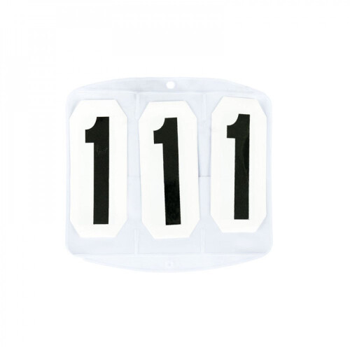HORZE Starting Number Kit - White - One Size