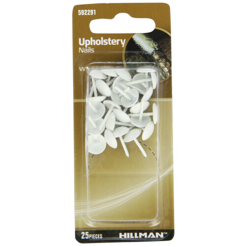 Hillman Group 592291 polstring negle hvide 25-pack