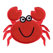 PatchMommy Krabben-Aufnher zum Aufbgeln/Aufnhen  Applikationen fr Kinder