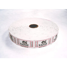 Muncie Novelty Company White Meal Bilet Roll | Rolul din 2000