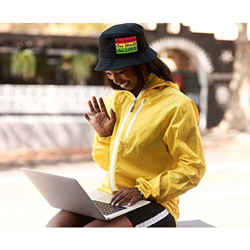 C&D Visionary Application Reggae One Love People World Patch Schwarz 1