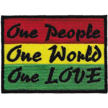 C&D Visionary alkalmazs Reggae One Love People World Patch Black