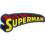 C&D Visionary Application Superman Text Logo Patch 1