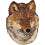 C&D Visionary Application Red Wolf Patch Multi-Colored 2 """" 1