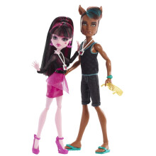 Monster High - Set de regalo del festival musical Clawd Wolf y Draculaura