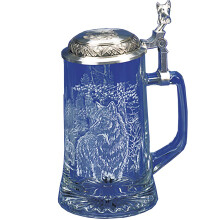 James Meger Glas Timber Wolf Stein 0,40 l