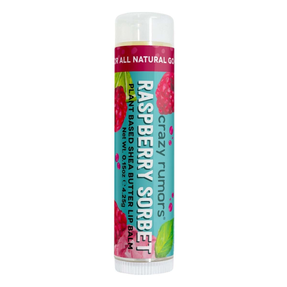 Gekke Geruchten Crazy Rumors Raspberry Sorbet Lip Balm 015 Oz