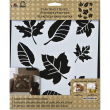 Folkeart Stencil Leaf Variety SHT