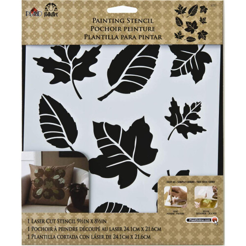 Folkeart Stencil Leaf Variety SHT
