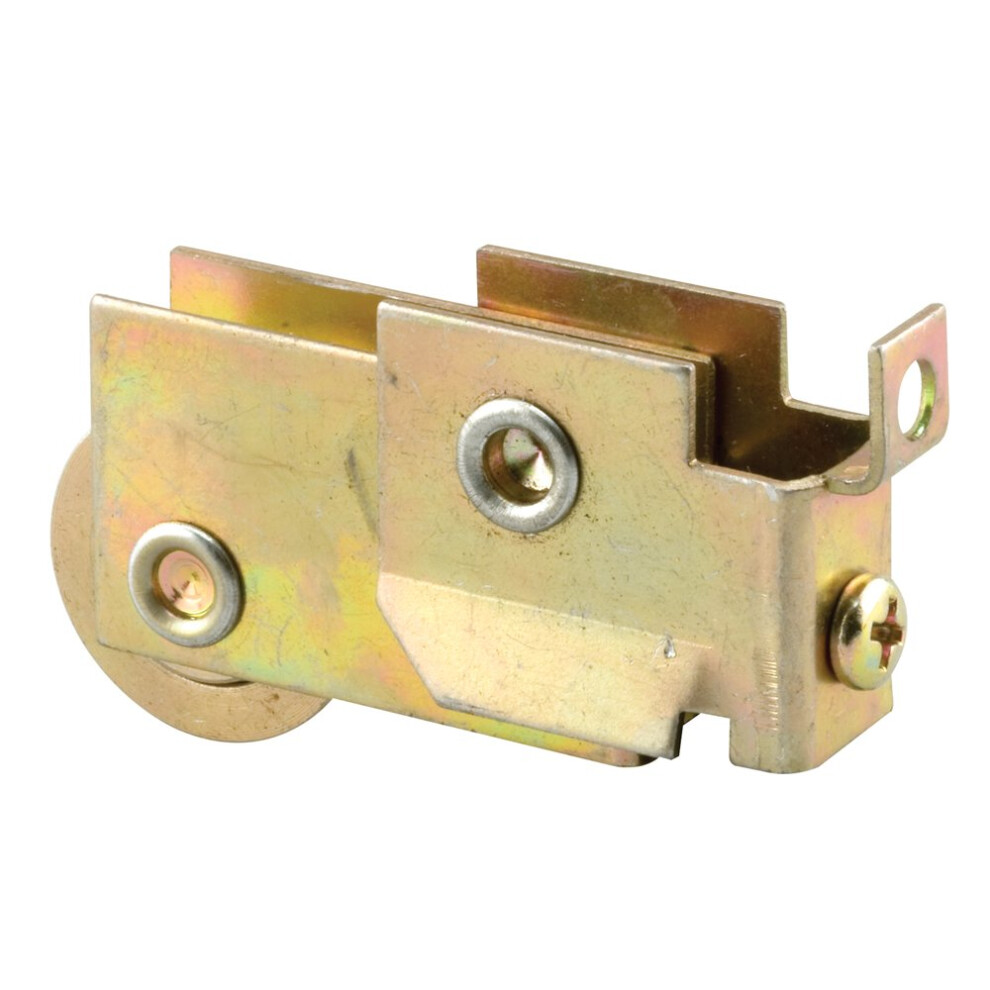 Ensemble de roulettes pour porte coulissante     roulement     billes en acier Prime-Line D 1753 de 1 po pour miroir King (paquet unique) Or
