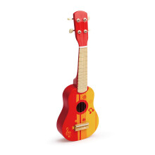 Hape Kinder Houten Speelgoed Ukelele, Rood