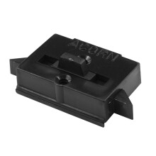 Prime-line F 2645 Acorn Black Vinyl Spring-Loaded Skyded?mme Vindue Tilt Latch Fits Fleetwood (Single Pack)