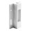 Prime-line E 2124 Ekstruderet aluminium Skydedør Keeper til Hook Style Latch White (Single Pack) 1