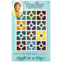 Couette en un jour EB-1287 Mod   le Eleanor Burns Trou dans le mur