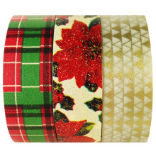 Wrapables Japonska kolekcja swiateczna tasm maskujacych Washi (zestaw 3 sztuk) - to sezon