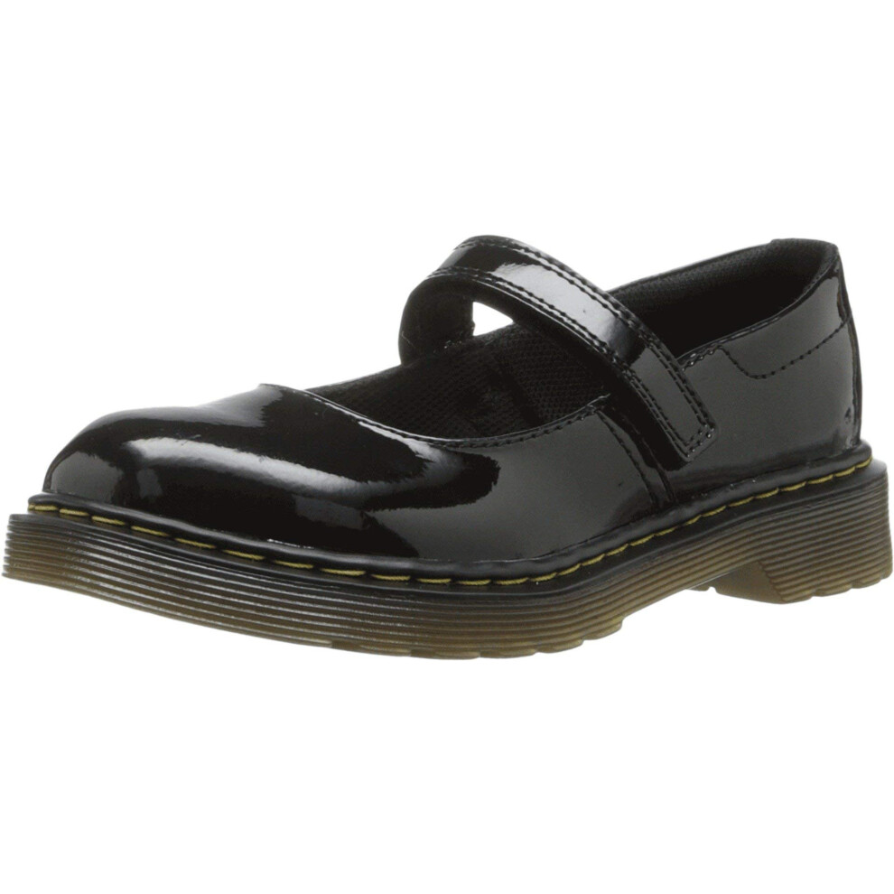 Dr. Martens Maccy Mary Jane (Little Kid) Black Patent 1 UK(2 M US Litt
