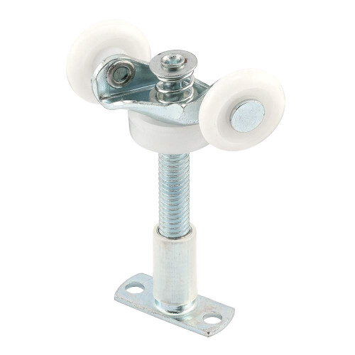 Prime-Line N 6534 7/8" Roller, Offset Top Mount Bi-fold Tandem Roller, Mill
