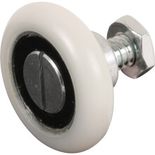 Prime-Line R 7228 1-1/8 ίντσες Λευκοί Ρόλοι Συρταριών - Nylon, 2 Τεμάχια