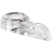 Prime-Line T 8733 Clipes para Painéis de Porta de Tempestade, Acrílico Transparente (Pacote de 8)