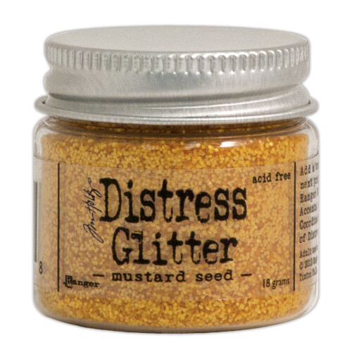 Ranger Tim Holtz Distress Glitter, 1-Οunce, Σπόρος Μουστάρδας