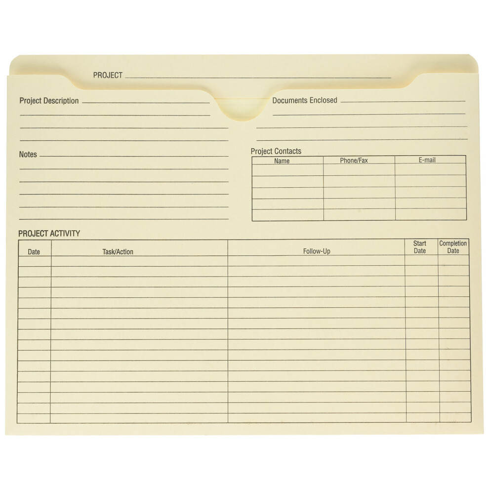 Photos - File Folder / Lever Arch File Smead 75622 Manila Project Jackets SMD75622 (SMD75622)