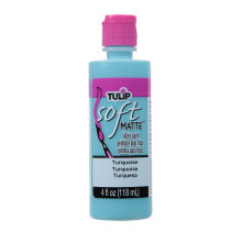 TULIP Soft Paint 21731 Sfp 4Oz Matte Turquoise 4 Fl Oz (verpakking van 1)