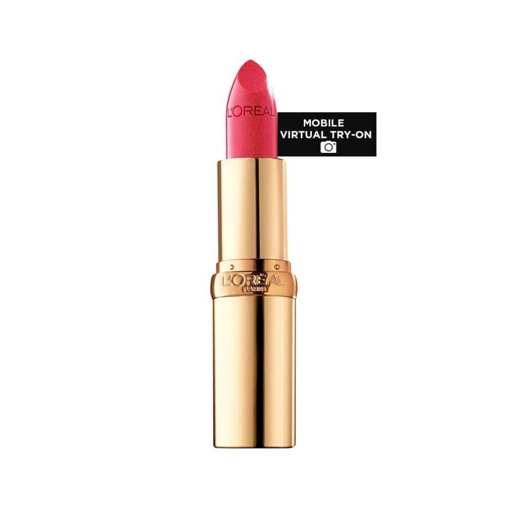 Continua Parigi L'oreal Paris Colour Riche Original Creamy Hydrating Satin Lipstick With Argan Oil And Vitamin E Fresh As A Rose 1 Count
