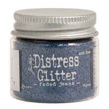 Ranger Tim Holtz Distress Glitter 1-unce Faded Jeans