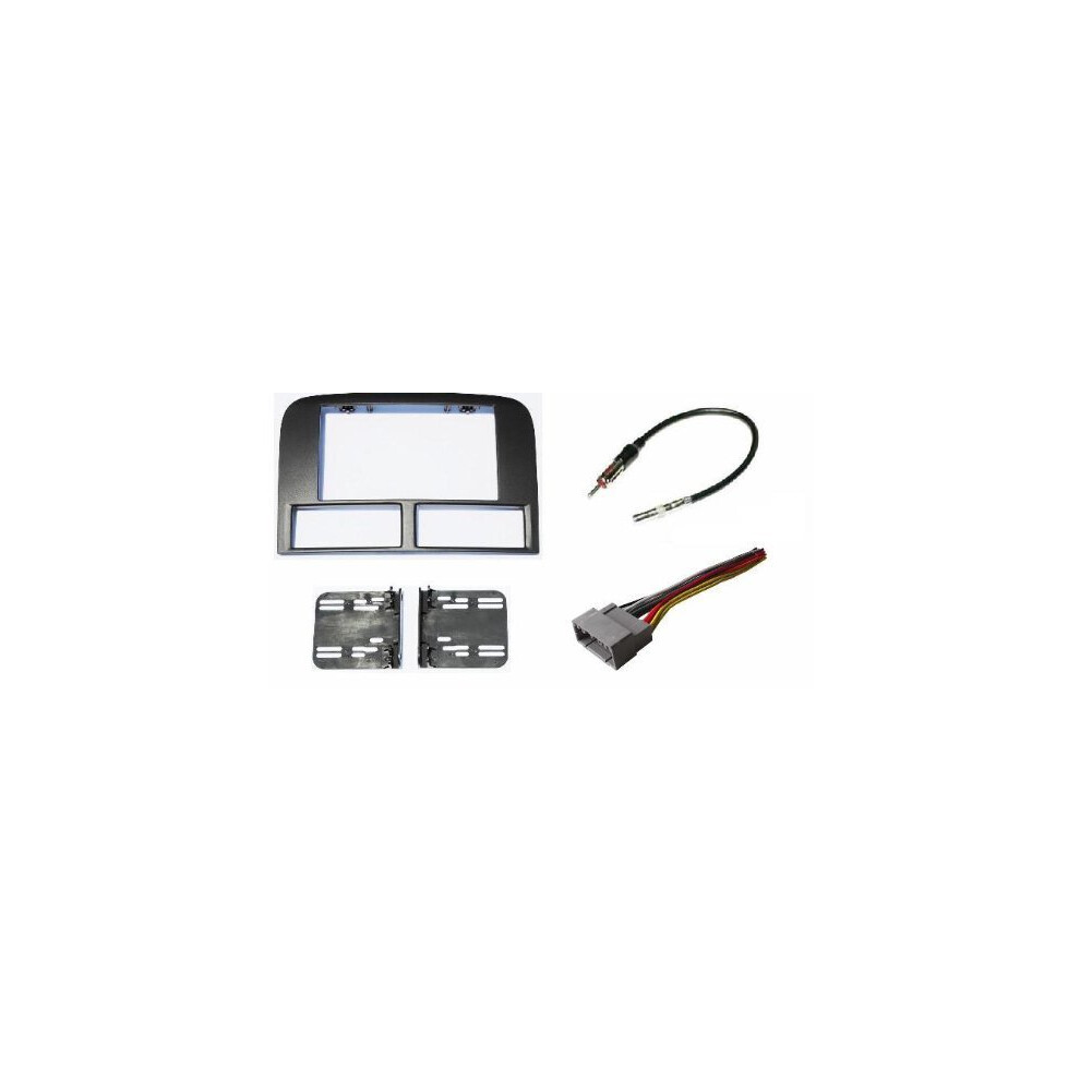 Double Din Aftermarket Stereo Navigation Bezel Radio Install Kit Compatible With Jeep Grand Cherokee Wj 2002-2004 610098503903