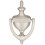 Ives 02-3125 3-15/16 polegadas Centro para a porta central Knocker Satin Nickel 1