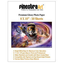 8"" x 10"" Premium-Glanz-Inkjet-Fotopapier  50 Blatt
