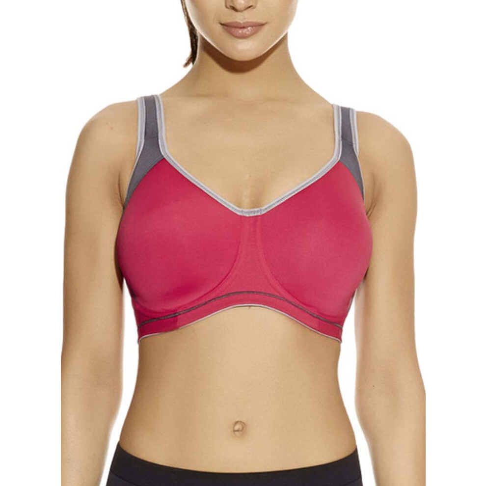 Freya Women's Active Underwire Moulded Sports Bra  Hot Crimson  36H