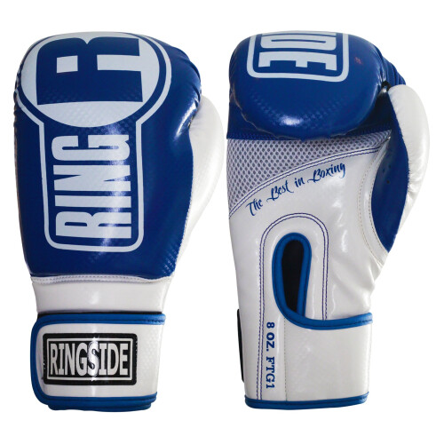 Ringside Unisex FTG1 BL/WH S/M Γάντια Πυγμαχίας, Μπλε/Λευκό, S/M Η.Π.Α. 1